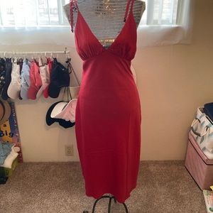 SOLD‼️ Red Slip on Dress